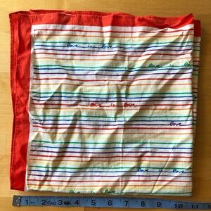 Old Navy rainbow pride cotton large bandana scarf unisex